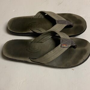 Rainbow | Double Layer Leather Sandals 10.5” like 8-8.5